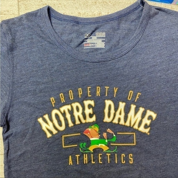 Under Armour Notre Dame collegiate t-shirt. New with tags - Picture 3 of 11